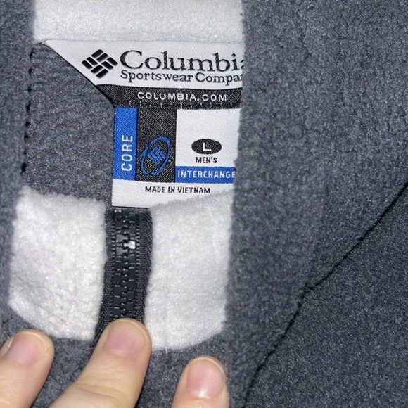 Columbia Men’s Fleece Coat Size Large - Picture 4 of 4